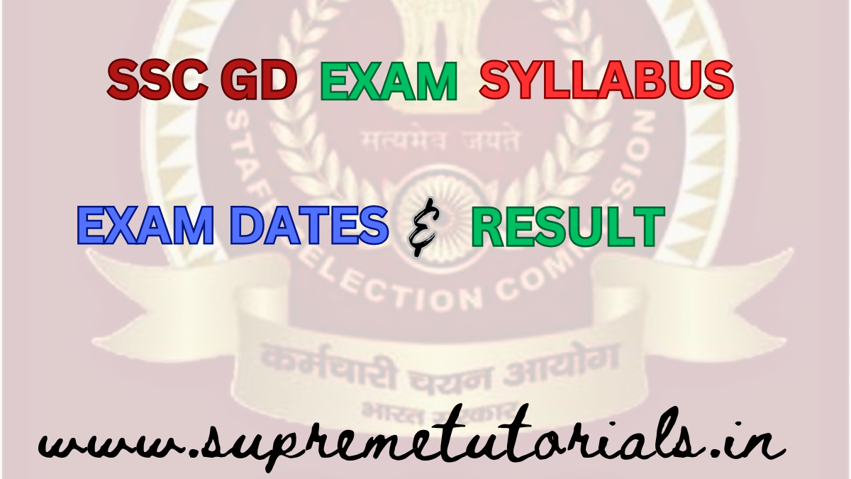 SSC GD 2024